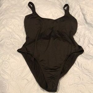 Bar III Black one-piece swimsuit.  Size XL